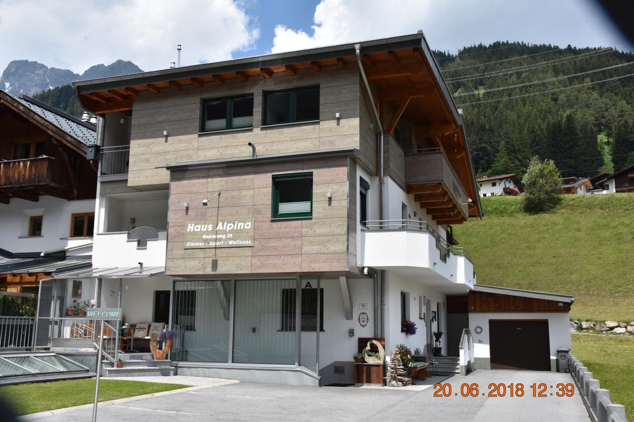 Gaestehaus Alpina ซังคท์อันทอนอัมอาร์ลแบร์ก ภายนอก รูปภาพ